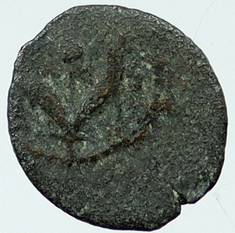 Ancient JEWISH King HYRCANUS I Biblical JERUSALEM Greek Coin HENDIN 1132 i117502