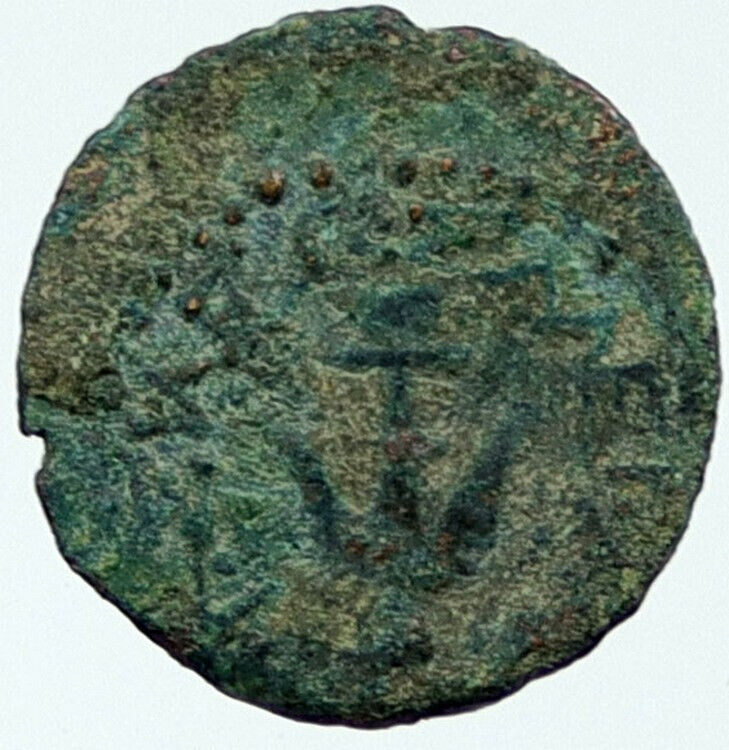 103BC Ancient Biblical Widow's Mite ALEXANDER JANNAEUS Coin HENDIN 1150 i117569