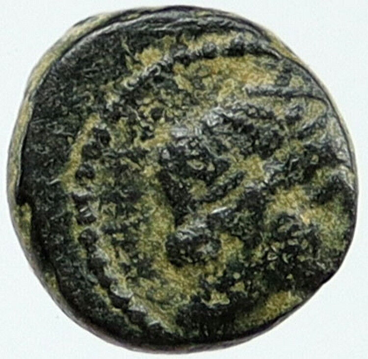 ANTIOCHOS III Megas 222BC RARE Ancient Greek SELEUKID King Coin APOLLO i115530