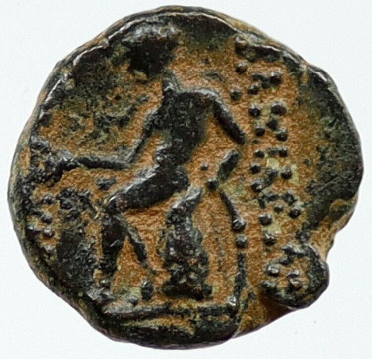 SELEUKOS III Keraunos 225BC Seleukid Ancient Greek Coin ARTEMIS APOLLO i115525