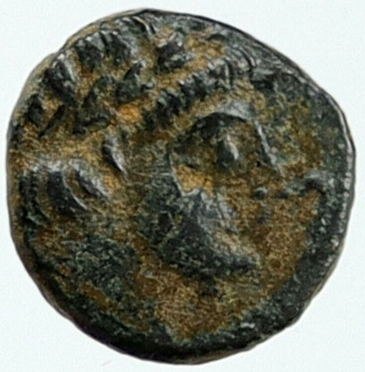 ANTIOCHOS III Megas 222BC RARE Ancient Greek SELEUKID King Coin APOLLO i115552