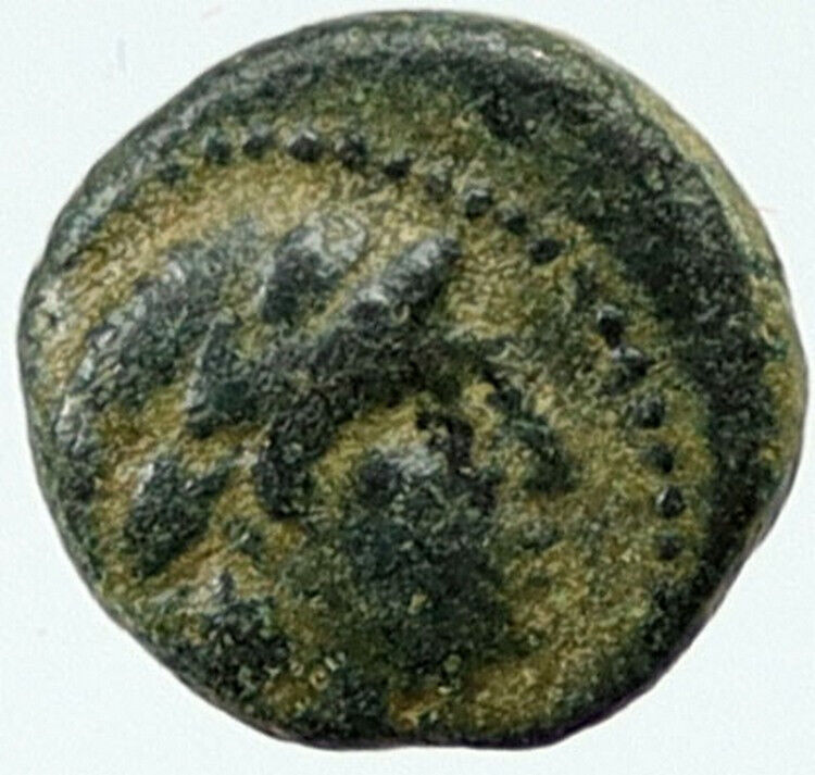 ANTIOCHOS III Megas 222BC RARE Ancient Greek SELEUKID King Coin APOLLO i115550