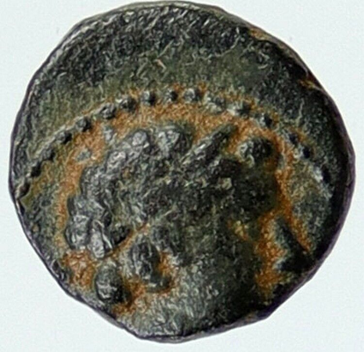 ANTIOCHOS III Megas 222BC RARE Ancient Greek SELEUKID King Coin APOLLO i115599