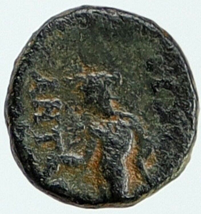 ANTIOCHOS III Megas 222BC RARE Ancient Greek SELEUKID King Coin APOLLO i115599