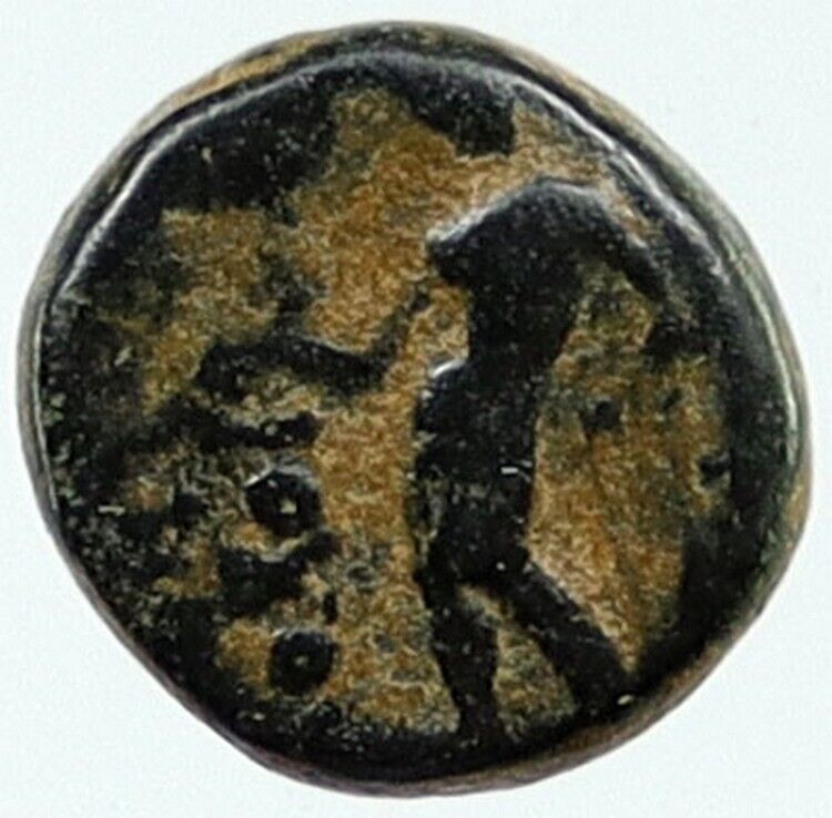 ANTIOCHOS III Megas 222BC RARE Ancient Greek SELEUKID King Coin APOLLO i115598