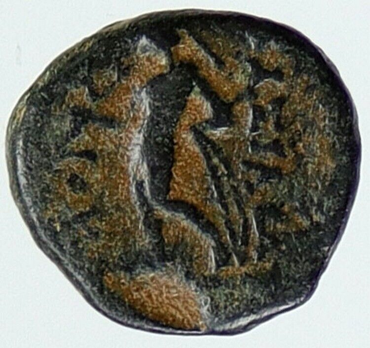 ANTIOCHOS III Megas 222BC RARE Ancient Greek SELEUKID King Coin APOLLO i115607