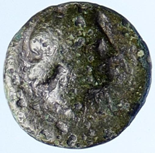 RHODES Greek Island Off Caria 350BC Genuine Ancient Coin NYMPH & ROSE i115333