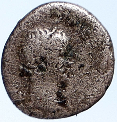 NERO 54-68AD Caesarea Cappadocia Ancient Silver Roman Coin VICTORY i115335