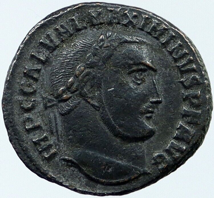 MAXIMINUS II DAIA Authentic Ancient 310AD Antique OLD Roman Coin GENIUS i118341