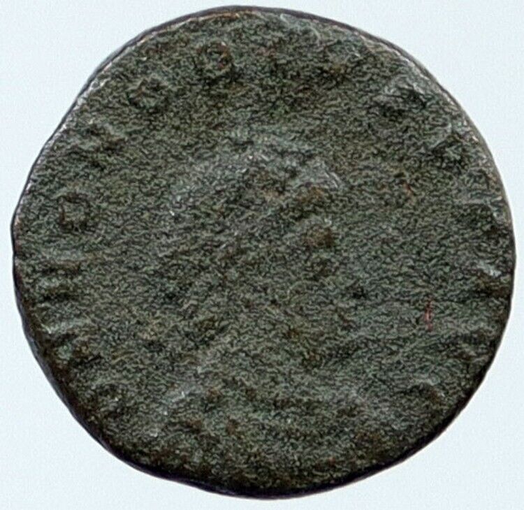 HONORIUS 393AD Constantinople Authentic OLD Ancient Roman Coin HORSEBACK i118391