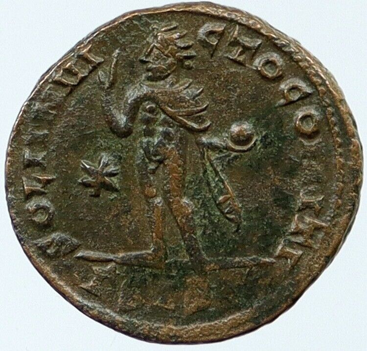 Constantine I The Great 317AD Authentic Ancient Roman SOL SUN GOD i118426