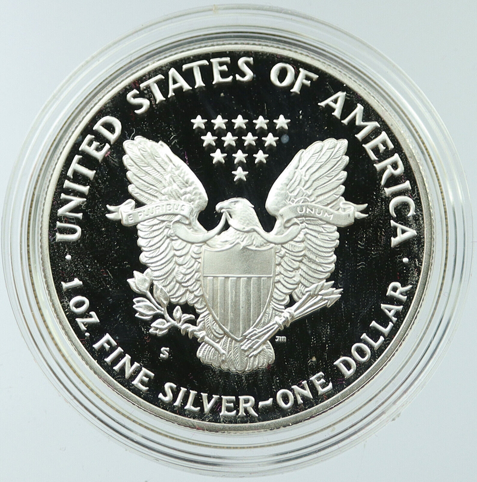 1992 UNITED STATES USA American Eagle & Liberty PROOF SILVER Dollar Coin i117783