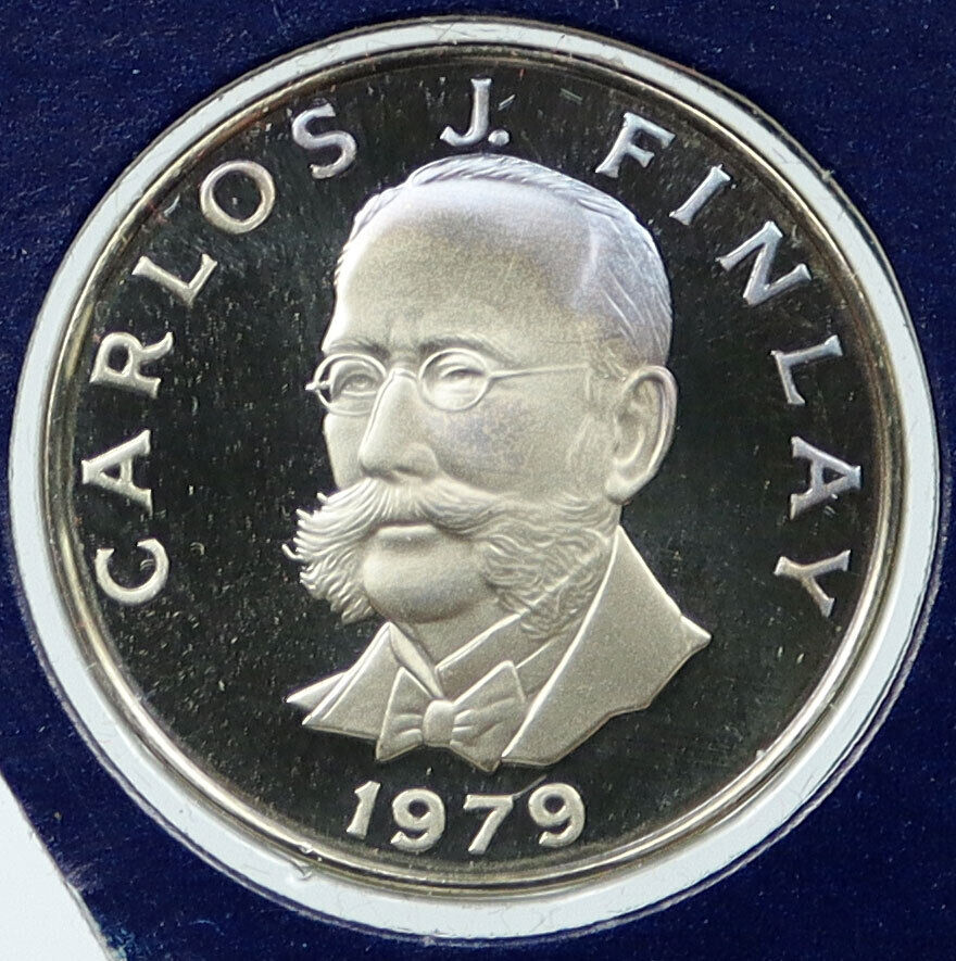 1979 PANAMA Doctor Carlos Juan Finlay Vintage Proof 5 Centesimos Coin i115096