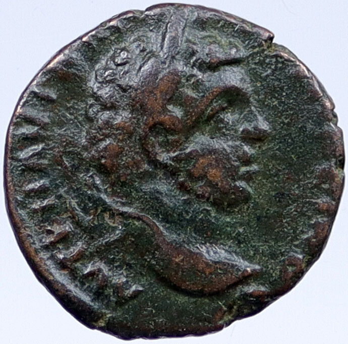 CARACALLA Authentic Ancient 198AD Marcianopolis Roman Coin ASCLEPIUS i118522