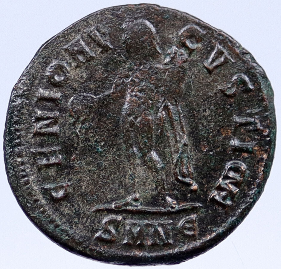 MAXIMINUS II DAIA Authentic Ancient 310AD Follis Roman Coin w GENIUS i118630