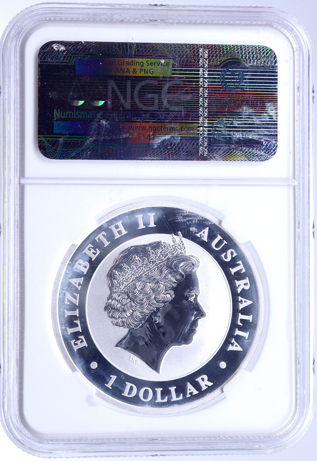 2011 AUSTRALIA Queen Elizabeth II KOALAS Silver OZ Dollar Coin NGC i118664