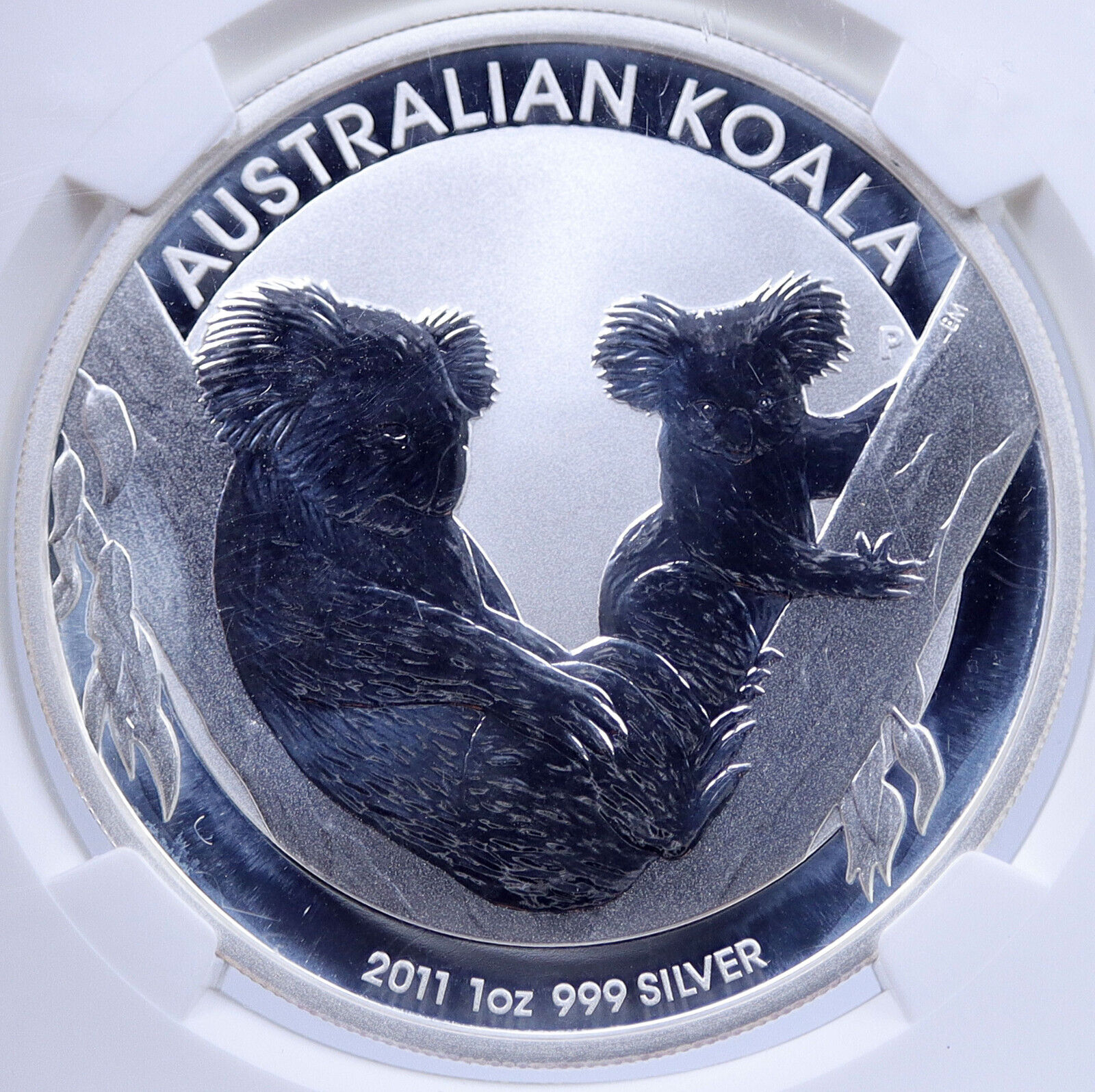 2011 AUSTRALIA Queen Elizabeth II KOALAS Silver OZ Dollar Coin NGC i118664