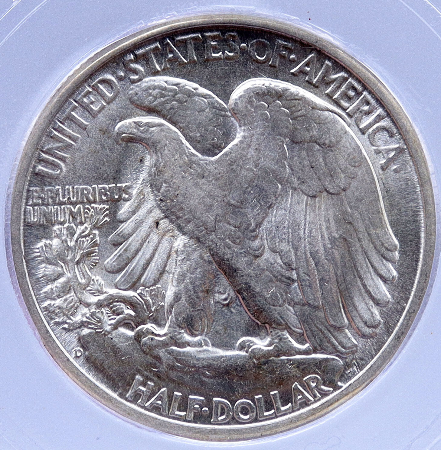 1947D UNITED STATES US Silver WALKING LIBERTY Half Dollar Coin EAGLE ICG i118665