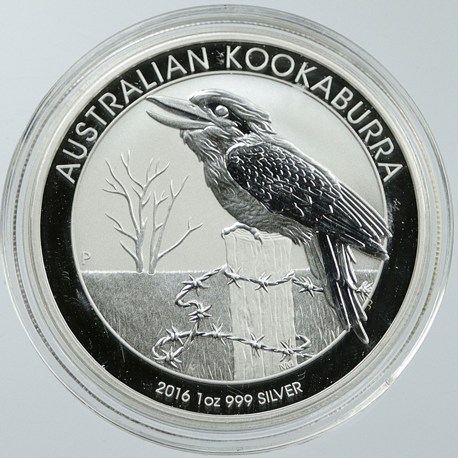 2016 AUSTRALIA Kookaburra Bird Australian 1oz Proof Silver Dollar Coin i116539