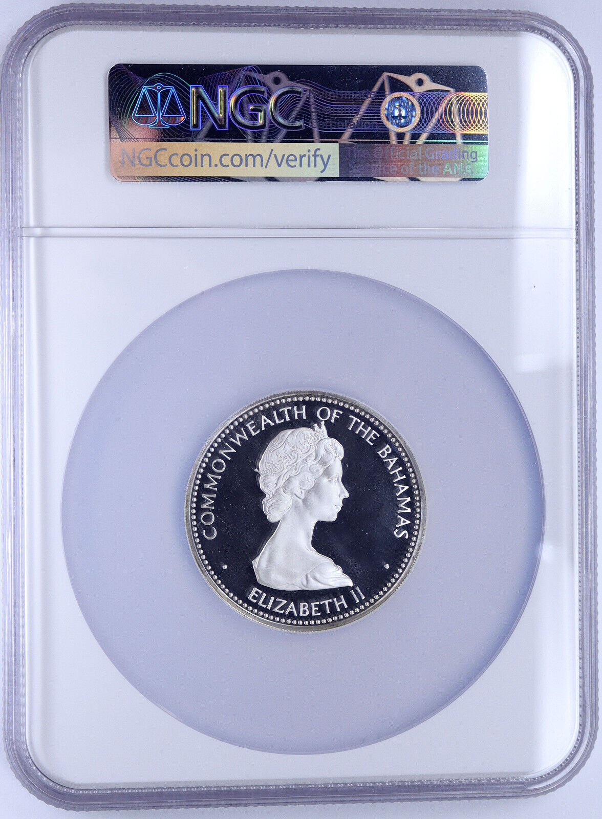 1973 BAHAMAS Columbus Ship Santa Maria VINTAGE Proof Silver $10 Coin NGC i118661