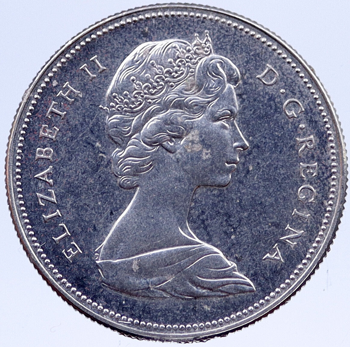 1973 CANADA under UK Queen ELIZABETH II Proof Like 50 CENTS Coin i118802