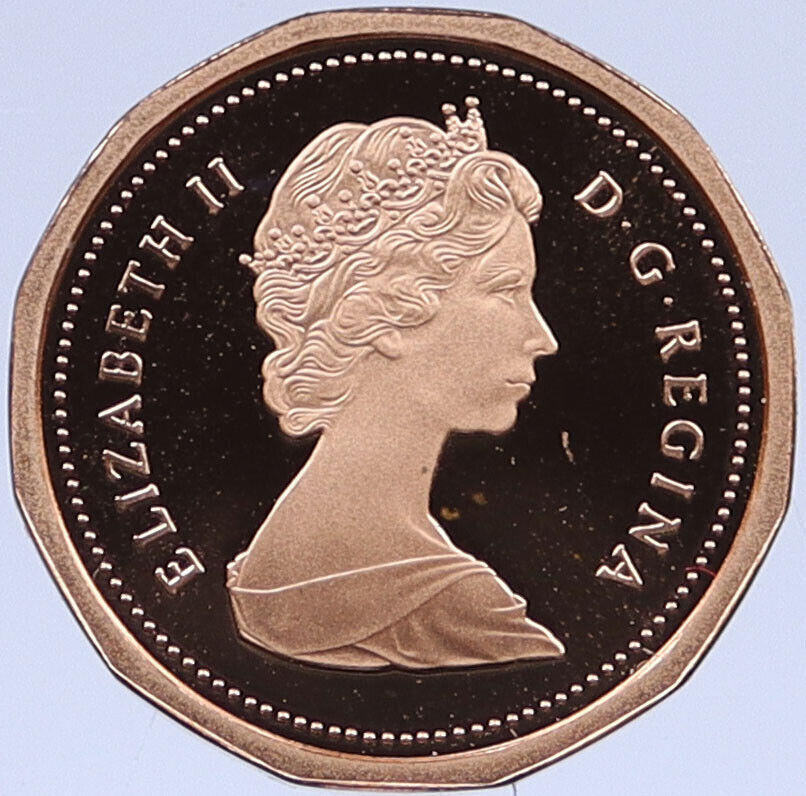 1984 CANADA PROOF 1 Cent Coin under UK Great Britain Queen Elizabeth II i118848