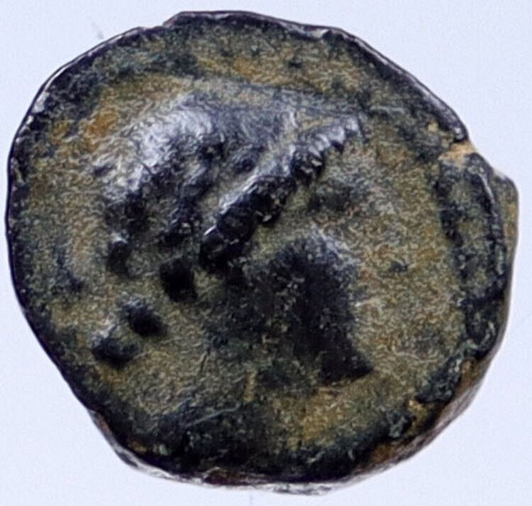 ANTIOCHOS III 222BC RARE R1 Ancient Greek SELEUKID King Coin APOLLO i118933