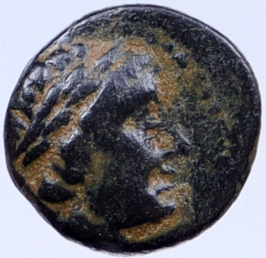 ANTIOCHOS III 222BC RARE R1 Ancient Greek SELEUKID King Coin APOLLO i118909