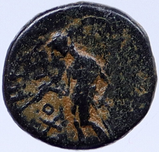 ANTIOCHOS III 222BC RARE R1 Ancient Greek SELEUKID King Coin APOLLO i118909