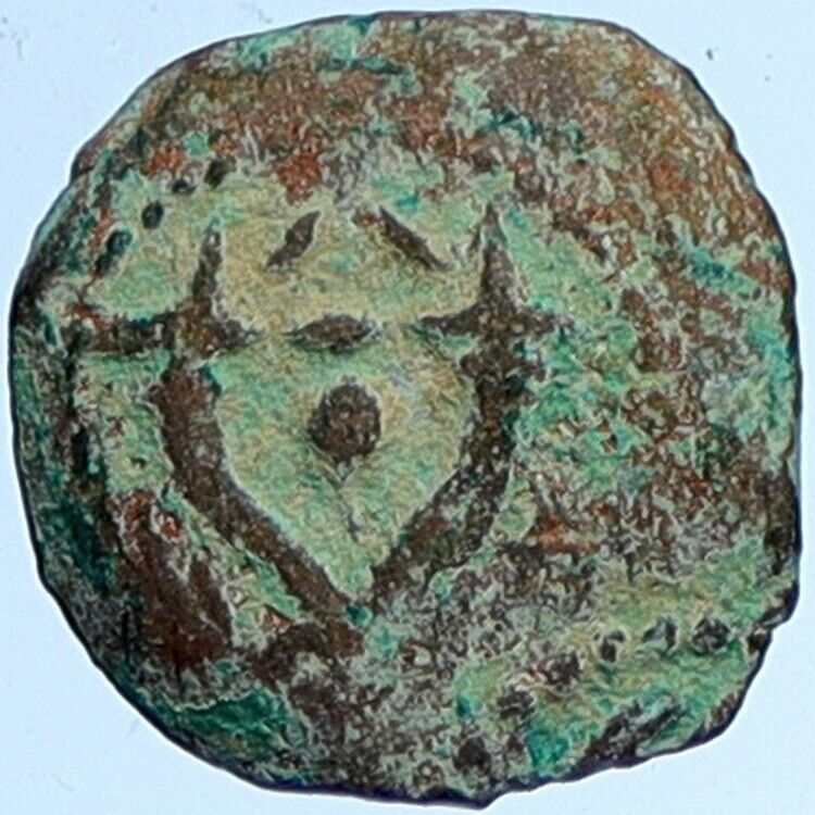 ALEXANDER JANNAEUS Biblical Jerusalem Jewish Widow's Mite Coin Hend 1145 i112789