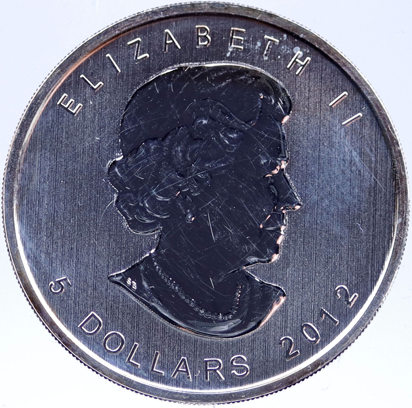 2012 CANADA Silver 5 Dollar CanadianCOUGAR Coin UK Queen Elizabeth II i118970