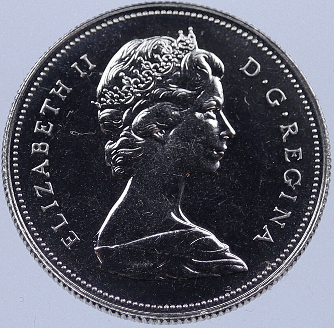 1976 CANADA under UK Queen ELIZABETH II Proof Like 50 CENTS Coin i119004