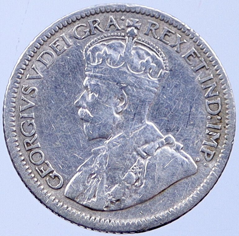 1931 CANADA 10 Cents Silver Antique Canadian Coin Under UK King GEORGE V i119032