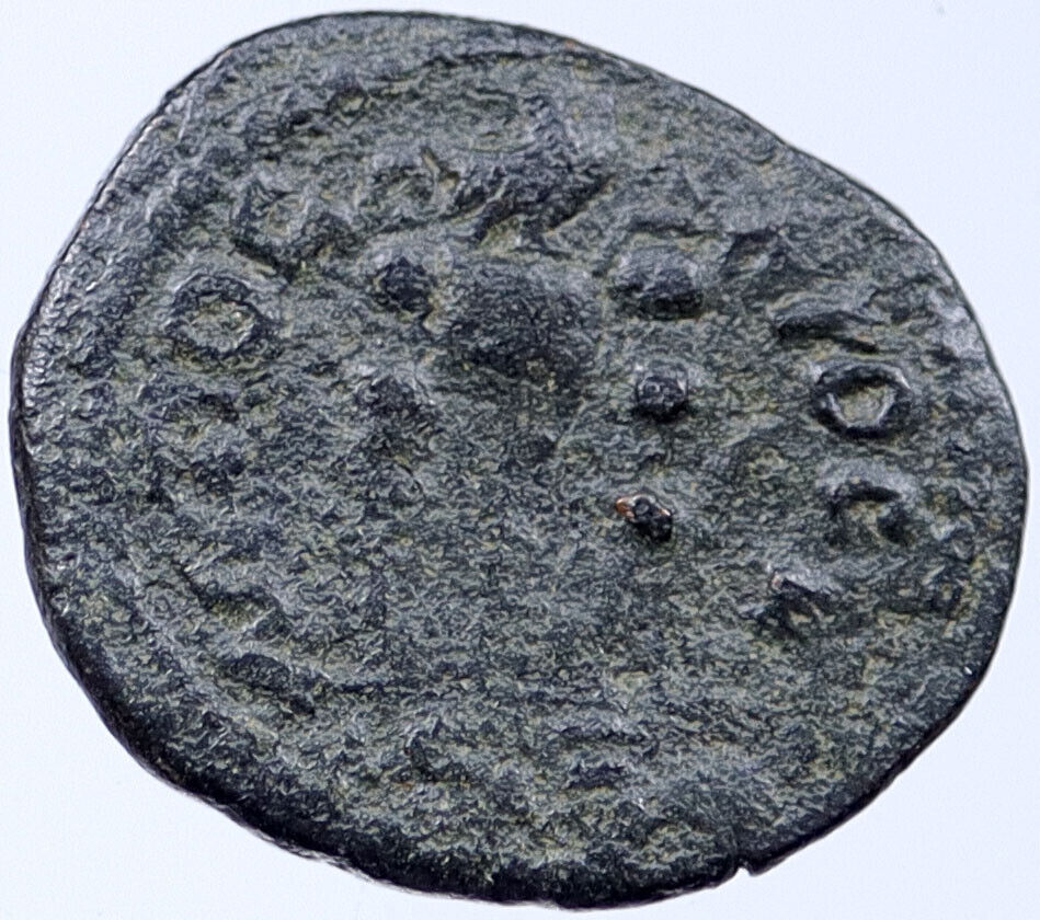 VALERIAN I Authentic Ancient Antioch Pisidia Roman Coin LEGION STANDARDS i119088