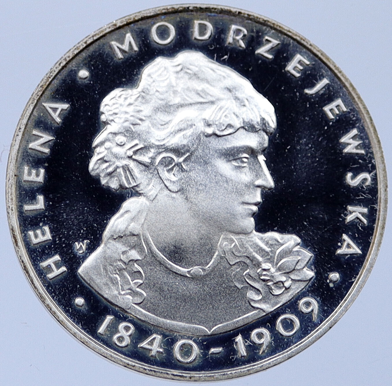 1975 Poland Acress Helena Modrzejewska Commemorative Proof Silver Coin i119109
