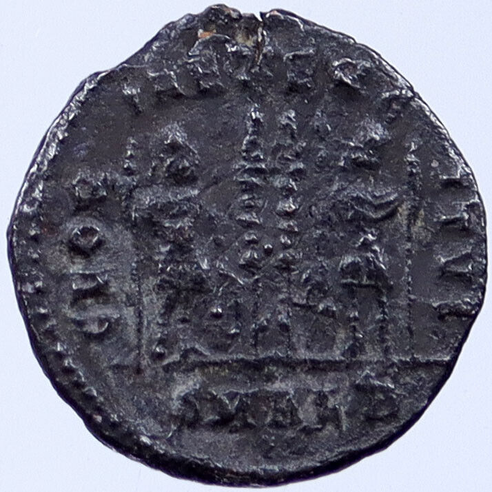 CONSTANTIUS II 333 AD Antioch Ancient Old Roman Coin WAR LEGION SOLDIERS i119116