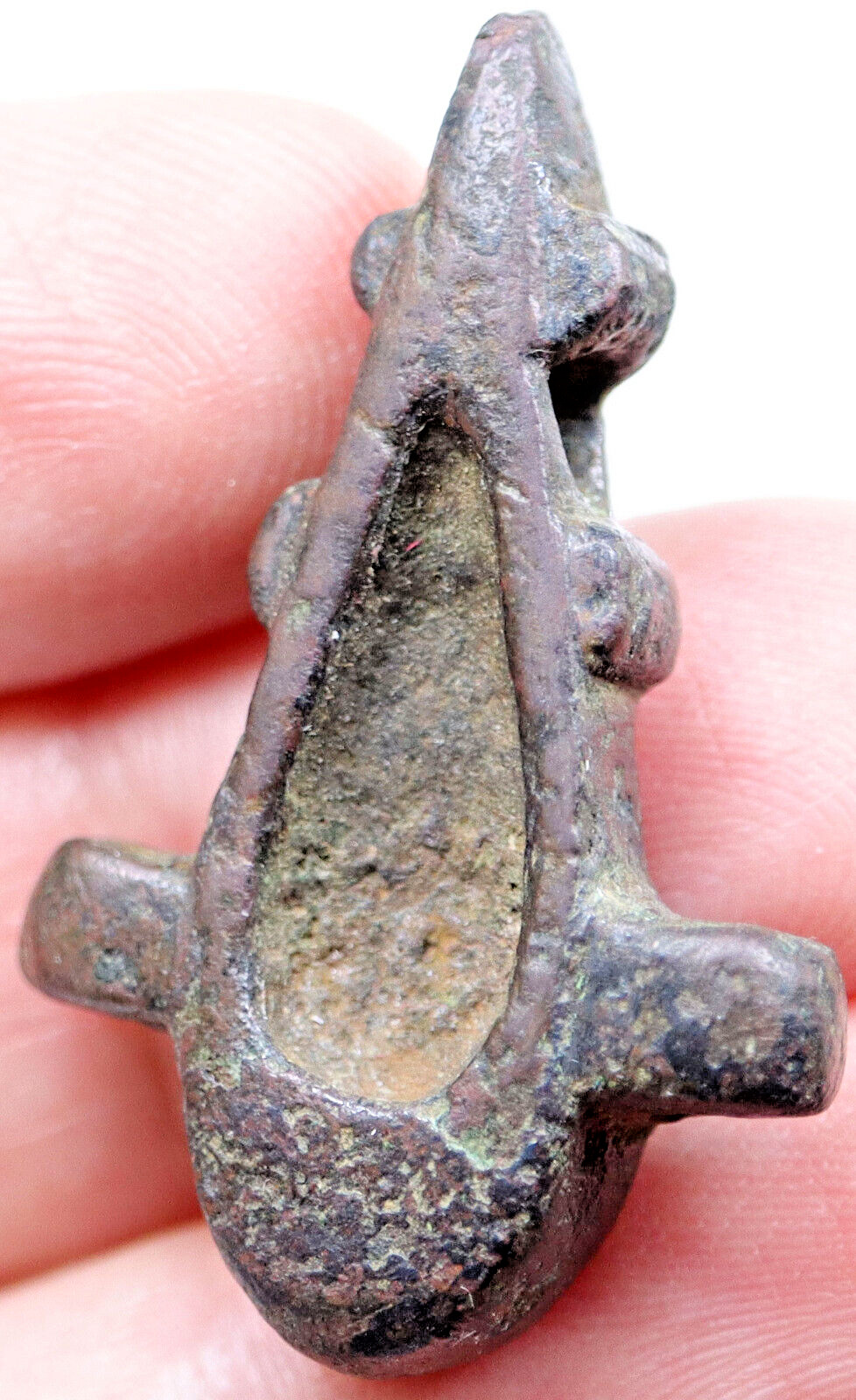 100BC-200AD Fertility VAGINA ROMAN JEWELRY Amulet Talisman Artifact i119224