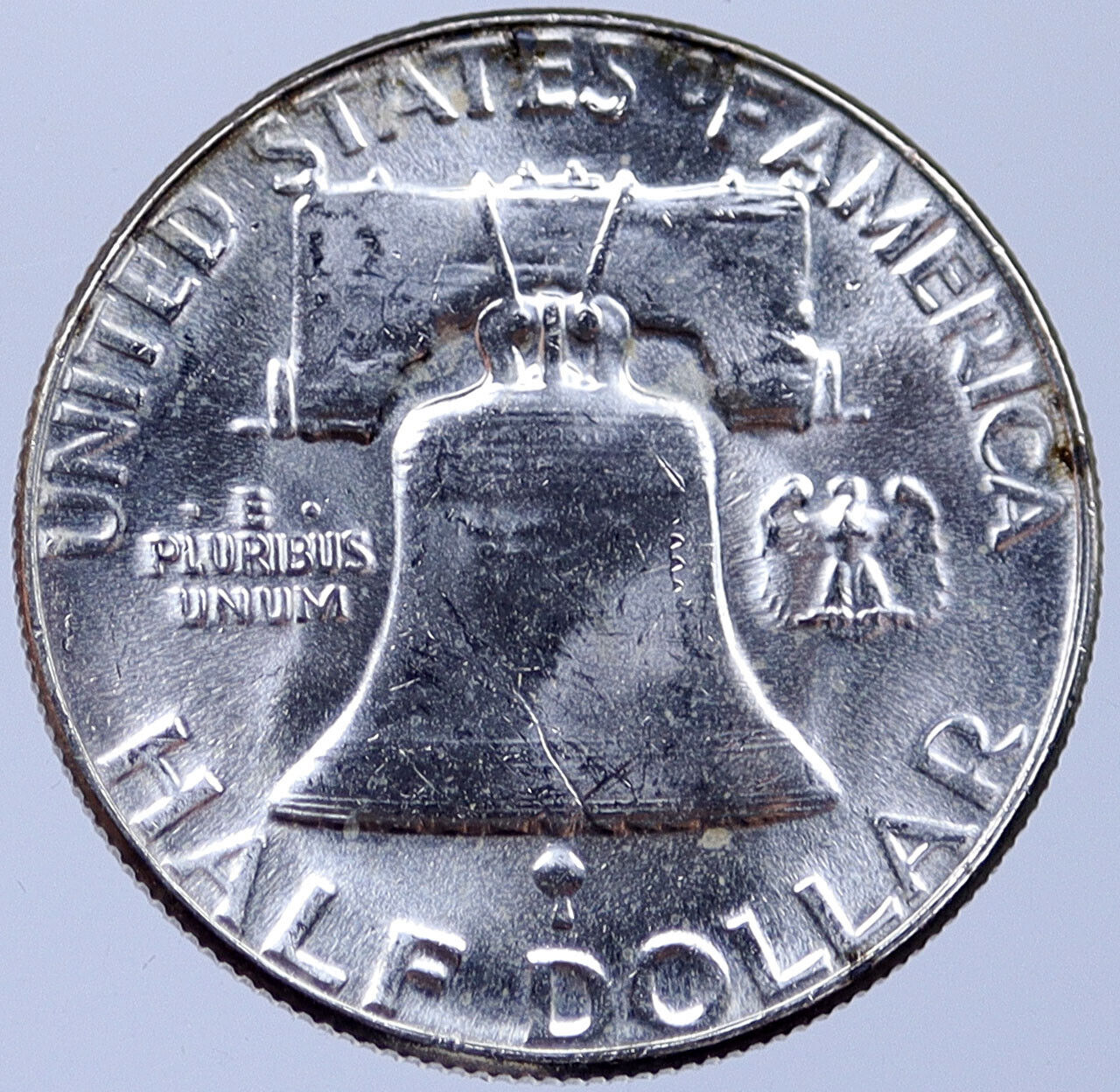 1957 P US Benjamin Franklin VINTAGE Silver Half Dollar Coin LIBERTY BELL i119168