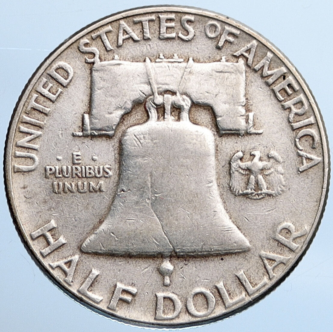 1953 P US Benjamin Franklin VINTAGE Silver Half Dollar Coin LIBERTY BELL i115186