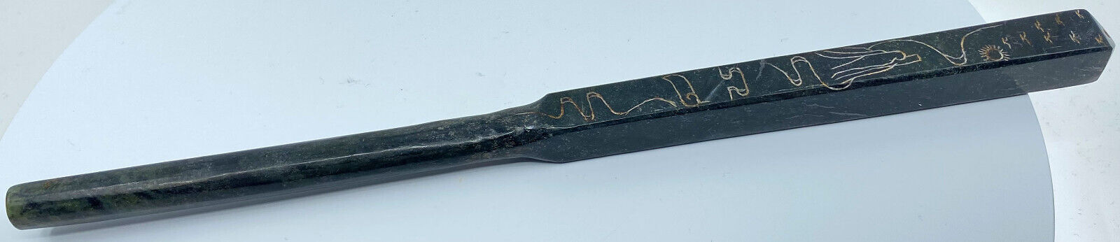 Ancient China Chinese JADE Scroll READING ROD Artifact 206BC-220AD i119477