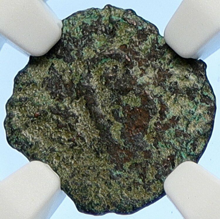 PONTIUS PILATE Tiberius Jerusalem JESUS CHRIST TRIAL Old Roman Coin NGC i106183