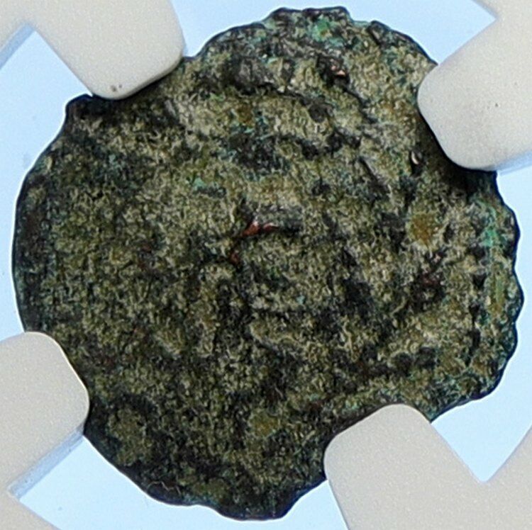 PONTIUS PILATE Tiberius Jerusalem JESUS CHRIST TRIAL Old Roman Coin NGC i106183