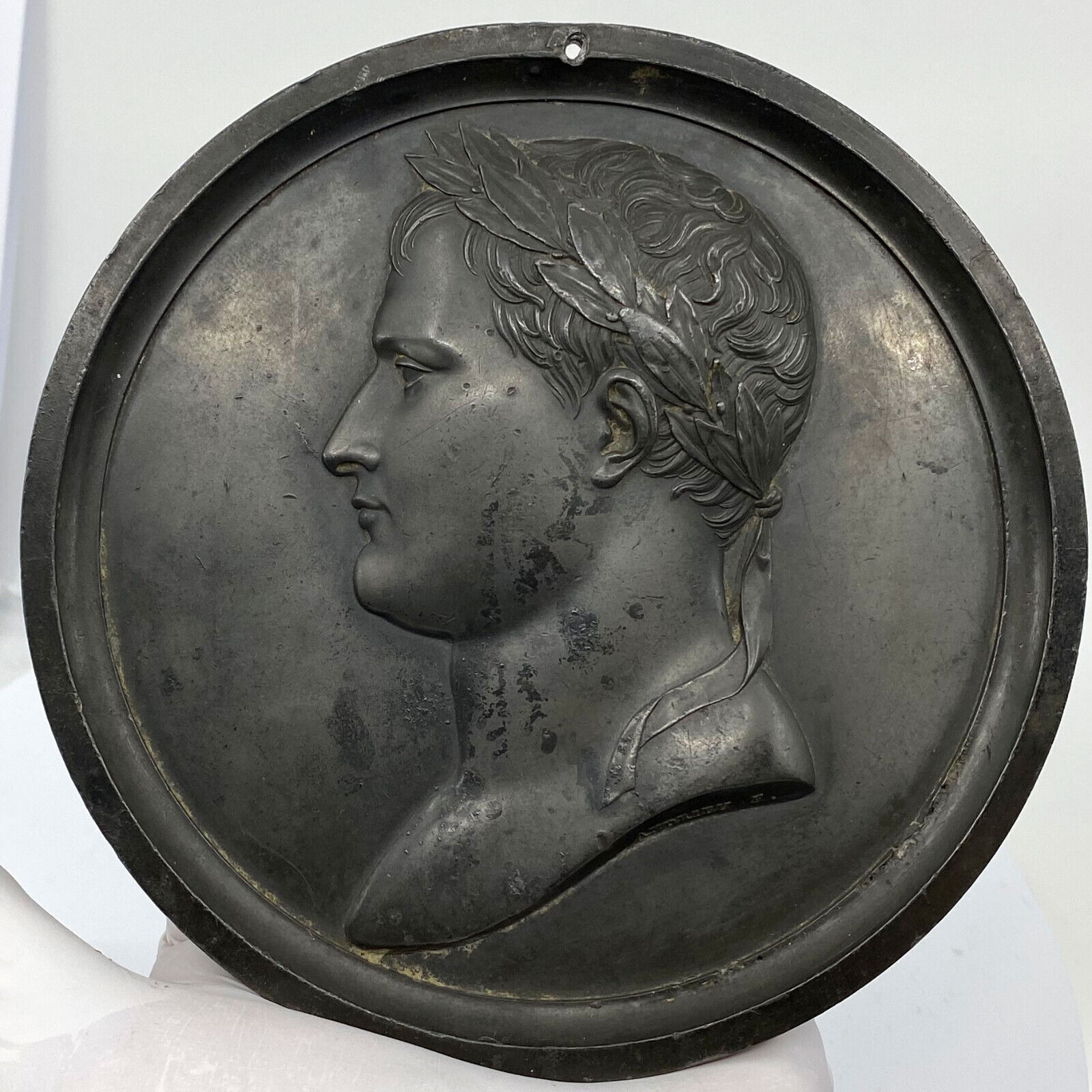 circa 1810 France NAPOLEON BONAPARTE Antique French PLAQUE Medal Andrieu i119430