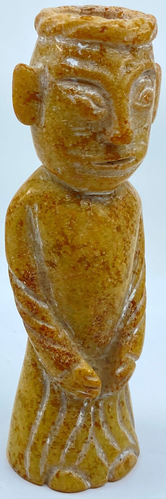 Ancient China Chinese HONGSHAN Culture JADE MAN Figurine 4700-2900BC i119421