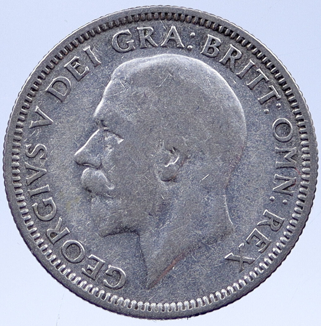 1928 Great Britain SILVER SHILLING UK United Kingdom King George V Coin i119328