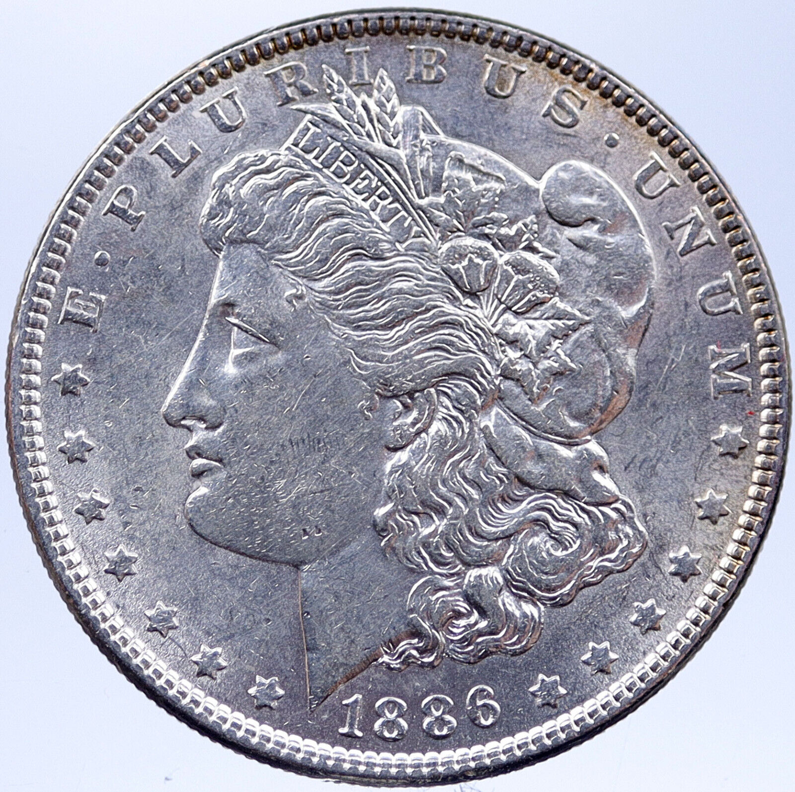 1886 P UNITED STATES of AMERICA US Eagle OLD Silver Morgan Dollar Coin i119352