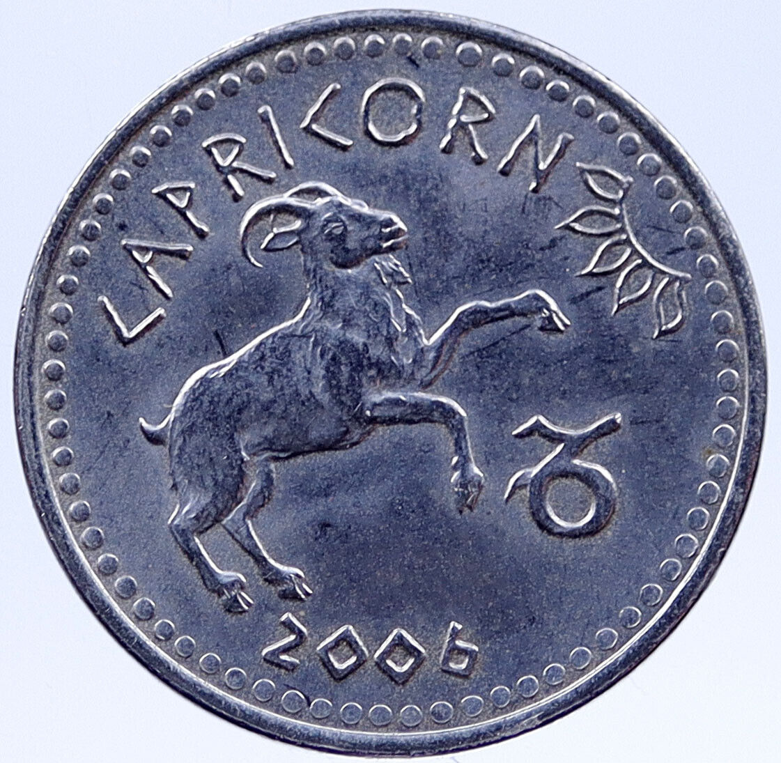 2006 SOMALILAND Africa CAPRICORN ZODIAC SERIES 10 Shillings Coin i119356