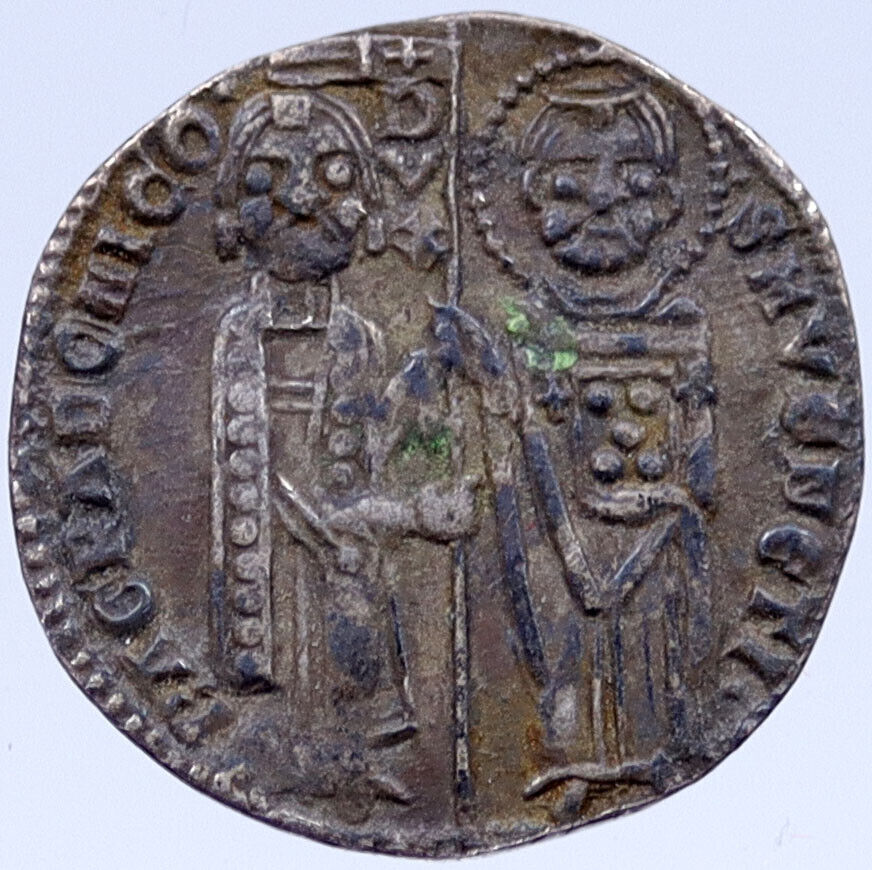 1289-1311 ITALY Venice DOGE Pietro Gradenigo Silver Grosso Medieval Coin i119409