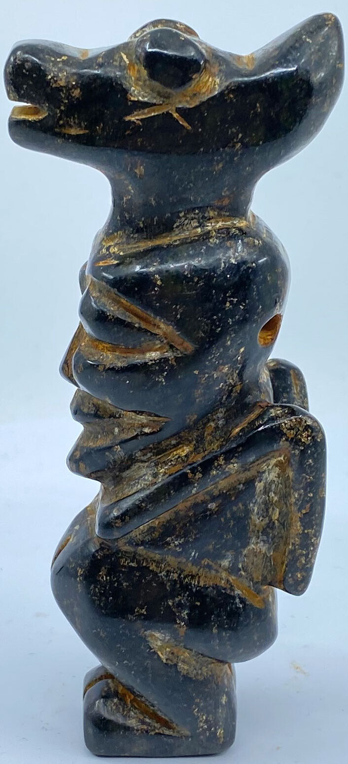 Ancient China Chinese HONGSHAN Culture JADE MAN Figurine 4700-2900BC i119684