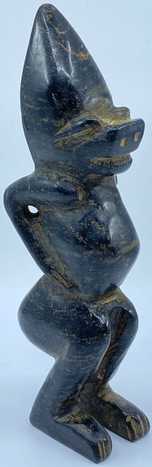 Ancient China Chinese HONGSHAN Culture JADE ALIEN Figurine 4700-2900BC i119515